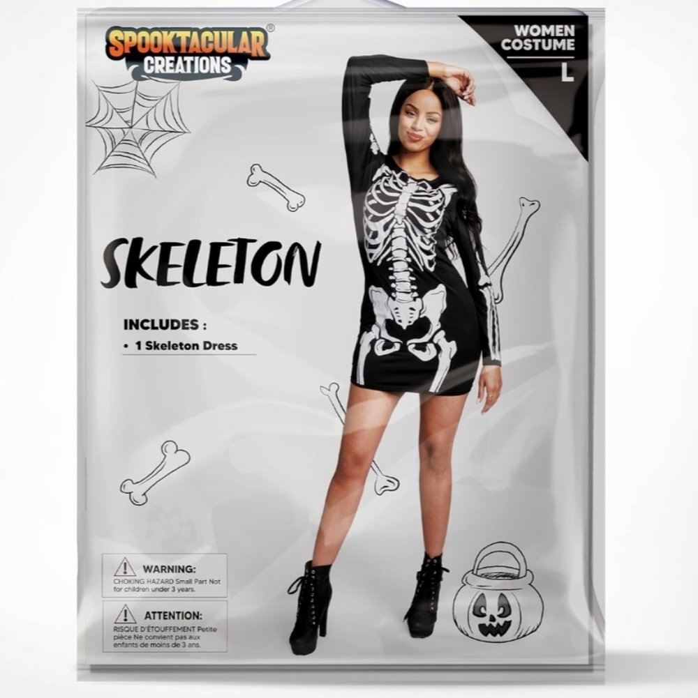 Skeleton Dress Costume